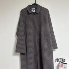 niko and... チェック柄ロングワンピース