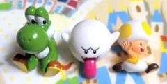 スーパーマリオ ミニチュアフィギュア 3体セット ヨッシー テレサ キノピオ