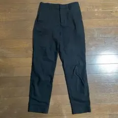 ヴィス　VIS 黒　ブラック　Sサイズ　スリムフィット 黒パンツ