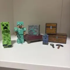 Minecraft フィギュア 2体セット　スティーブ　クリーパーのサムネイル