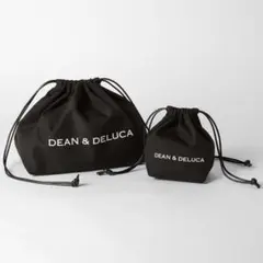 オンライン欠品中DEAN &DELUCA 巾着ポーチ2個セット新品未使用のサムネイル