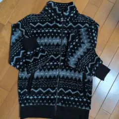 OUTDOOR PRODUCTS フリースジャケット 総柄メンズ S