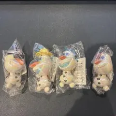 アナと雪の女王キューティーオラフぷらぷらマスコットボールチェーン　4種セット