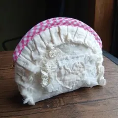 ハンドメイド　あなたを想う　ポーチ
