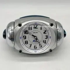 セイコークロック目覚まし時計アナログ大音量ベル RAIDEN SEIKO 電池付