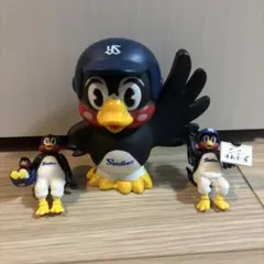 東京ヤクルトスワローズ つば九郎 傘チャーム コップのフチ子フィギュア2体セット