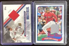 2024トップス JARREN DURAN + CASAS ジャージカード 2枚