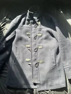 ネイビー ダッフルコート キルティング