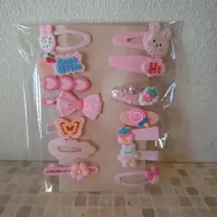 かわいいヘアピン 14個セット A まとめ買いで10%割引き！