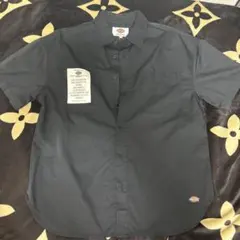 Dickies ブラック ワークシャツ Lサイズ