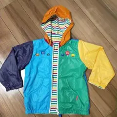 マルチカラー フード付きジャケット