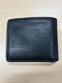 土屋鞄　財布　レザー製黒二つ折り財布