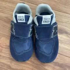 new balance 574 15㎝ ネイビー
