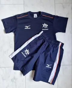 【美品】MIZUNO ミズノ 140cm ルネサンス 選手育成 ジャージ 半袖