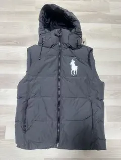 Polo Ralph Lauren フード付きダウンベスト グレー