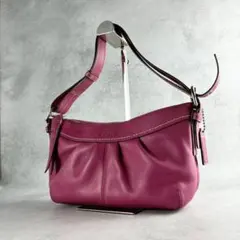 ✨稀少カラー✨美品✨コーチ　ショルダーバッグ 2way レザー　ピンク