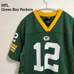 NFL公式 Packersパッカーズ Rodgers #12ユニフォームユースL