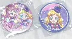わんだふるぷりきゅあ！ キュアワンダフル ＆ キュアフレンディ 缶バッジ 2点