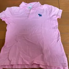 ポロシャツアバクロピンクカッコいいオシャレ男子キッズ