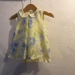 花柄レース ノースリーブ ワンピースのサムネイル