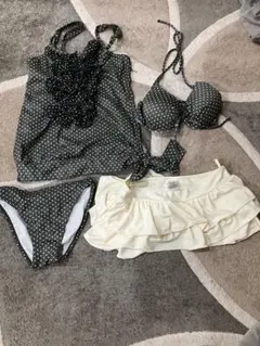 水玉模様 セパレート水着 9号