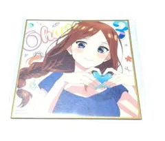 映画　五等分の花嫁　三玖　特典　色紙