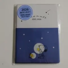 スヌーピースケジュール帳PEANUTS 2026年 A6マンスリー