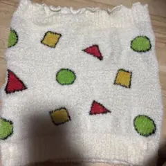 レディース 腹巻き ふわふわ素材 幾何学模様
