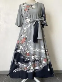 3337 着物　リメイク　ドレス　ワンピース
