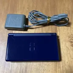 【ジャンク品】ニンテンドーDS Lite　エナメルネイビー　充電器・ペン付き