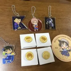 【名探偵コナン】 アクリルキーホルダー・ピンバッジ・コースター9点セット