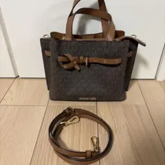 マイケルコース ハンドバッグ　サッチェル スモール　MKシグネチャー　2way