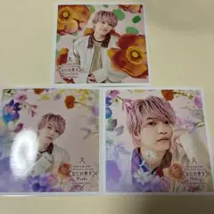 共通・渋谷店・大阪店★なにわ男子　ましかくフォトFloral★西畑くん3枚セット