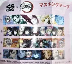 鬼滅の刃 くら寿司 マスキングテープ ①～④コンプセット