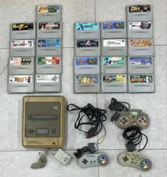 スーパーファミコン 本体とゲームソフト22本セット
