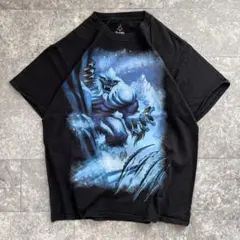 古着 ディズニー アトラクション Tシャツ 黒 ディズニーランドEverest