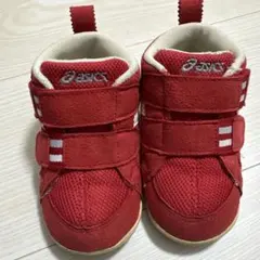 ASICS アシックス　ベビーシューズ　スクスク レッド　13.5㎝