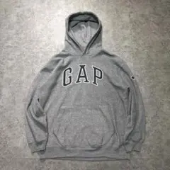 00s archive OLD GAP ビッグロゴ プルオーバー パーカー 起毛