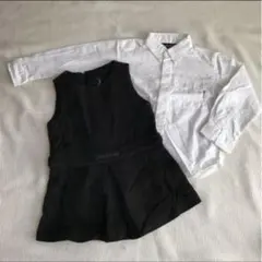 コムサデモード　ワイシャツ、ワンピース2点セット 90 80
