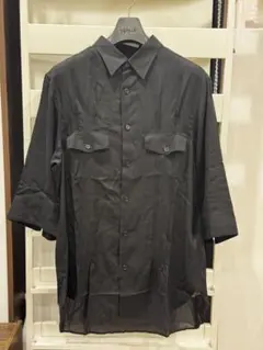 Yohji Yamamoto ピンタック半袖シャツ　26ssのサムネイル