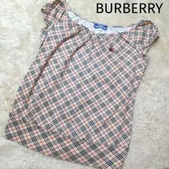 BURBERRY バーバリーブルーレーベル ノバチェック 半袖Tシャツ