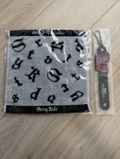 Stray Kids アプグレグッズ　ハンドタオル　タオルストラップ