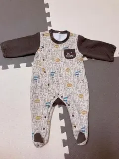 くまさんロンパース足つき☆70