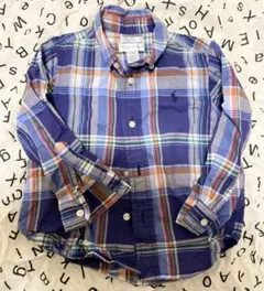 ラルフローレン チェックシャツ　長袖　18M