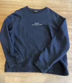 A.P.C. ブラック スウェット トレーナー