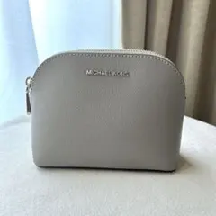 MICHAEL KORS ポーチ パールグレー