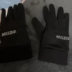 HELLDID. ブラック　グローブ 滑り止め付き　スポーツ