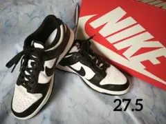 NIKE DUNK LOW/ブラック✕ホワイト/スニーカー/パンダ/27.5のサムネイル