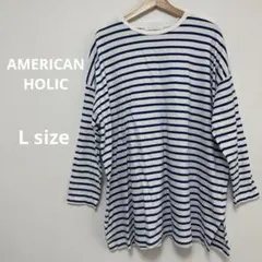 AMERICAN HOLIC ボーダートップス
