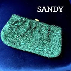 SANDY グリーン パーティーバッグ